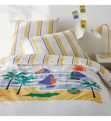 Housse de couette enfant coton lavé La Redoute Interieurs