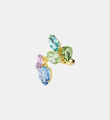 Bague cocktail Gema, Doré à l’or 18 carats (750/1000) Swarovski