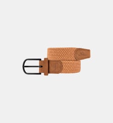 Ceinture tressée élastique en daim Billybelt