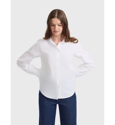 chemise en coton col officier Agnès b.