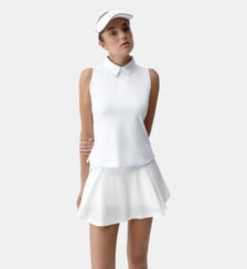 T-shirt de sport femme Slam Sans manches col polo Born Living Yoga