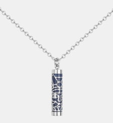 Collier Tiki Bleu en Acier Phebus