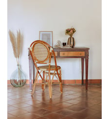 Bureau en bois style directoire au plateau amovible Edouard N°1028- Produit chiné Debongout