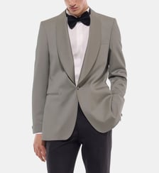 Veste de smoking ajustée en laine vierge Fursac