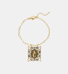 Bracelet chaîne avec cabochon central MAGDALENA Hipanema