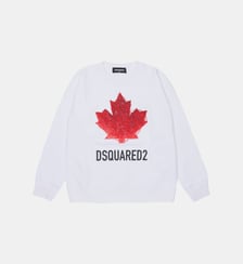Sweat-shirt à col rond avec logo Dsquared2