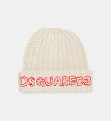 Bonnet à revers avec logo Dsquared2