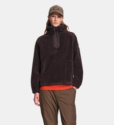 Polaire half-zip sherpa coupe ample épaules tombantes Aigle