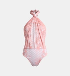 Maillot de bain imprimé en lycra Balmain