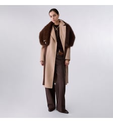 Manteau long avec broderies bijoux Liu Jo