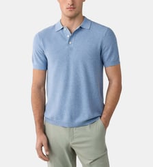 Polo Tricoté Coupe Regular À Manches Courtes Hackett London