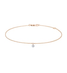 Bracelet 360° - Diamant 0,07ct - Or rose 750‰ La Brune & La Blonde