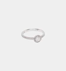 Solitaire Absolu.e Couronne 0.25 carat pavé Loyal.e Paris