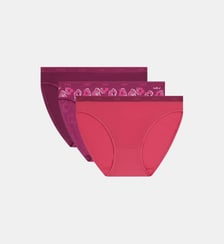 Lot de 3 Slips Les Pockets Coton Dim