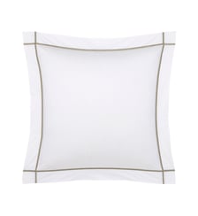 Taie d'oreiller en percale de coton Yves Delorme