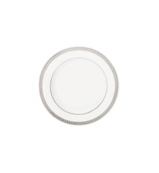 Assiette à pain en porcelaine finition platine - MALMAISON Christofle
