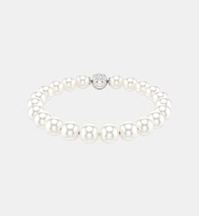 Bracelet Matrix, Perle de cristal, Métal rhodié Swarovski
