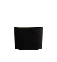 Abat-jour Velours - Noir - 38x17.5x28cm Light & Living