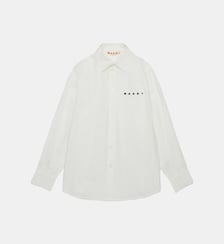 Chemise logo en coton Marni