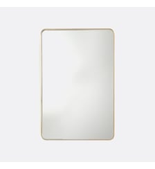 Miroir rectangulaire, en métal fer, largeur 60 x hauteur 90 cm La Redoute Interieurs