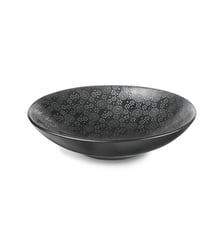 Assiette salade et pâtes ronde par 6 Médard de Noblat