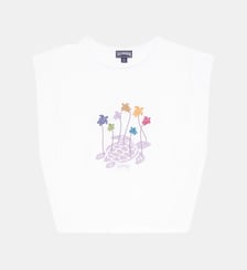 Débardeur en éponge Roses Jacquard Vilebrequin