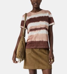 t-shirt tie and die en lin - mabinty Gerard Darel