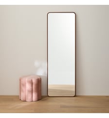 Miroir rectangulaire, en plaqué noyer, 50 x 150 cm La Redoute Interieurs