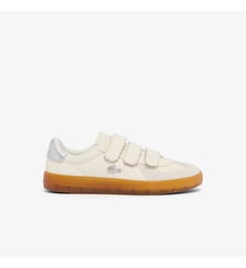 Sneakers Baseshot Pro Strap femme en cuir Lacoste