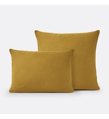 Taie d'oreiller unie gaze de coton La Redoute Interieurs