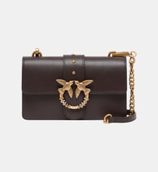 Sac à bandoulière mini love bag one en cuir avec boucle bijou Pinko