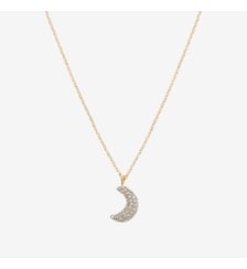Collier doré golden shadow moon - kuchi Caroline Najman