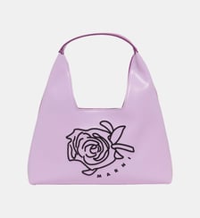 Sac à bandoulière Diamond avec motif floral Marni