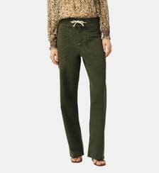 Pantalon droit Fima en coton et lin Ba&sh