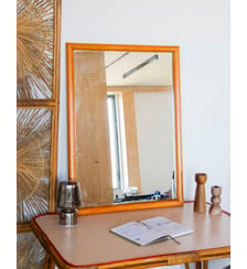 Miroir rectangulaire en bois Igor N°1022- Produit chiné Debongout