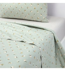 Drap plat en percale de coton Desforges