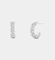 Boucles d'oreilles Rivière 0.70 carat Or Blanc PIAPARIS