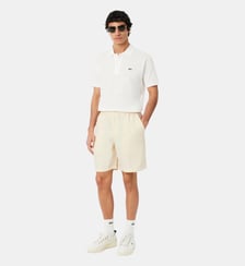Short regular fit twill de lin mélangé Lacoste