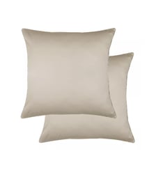 Lot de 2 taies satin de coton 120 fils Ava uni Garnier Thiebaut