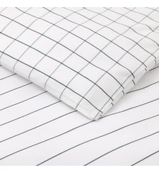 Housse de couette en percale de coton Lacoste Home
