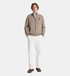 Blouson slim court en laine Fusalp