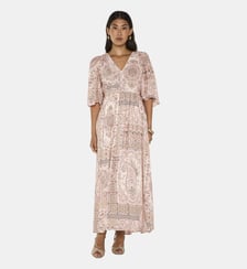 Robe Fluide Imprimée À Manches Longues Perla Maison 123
