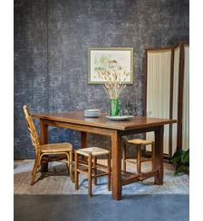 Table de ferme en chêne massif Romy N°1398- Produit chiné Debongout