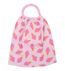 Serviette élastiquée en double gaze BB & Co