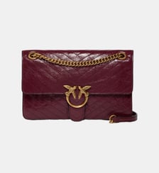 Sac à main moyen love bag one en cuir à chevrons Pinko