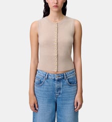 Top maille boutonné Claudie Pierlot