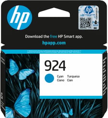 Cartouche d'encre Originale 924 Cyan Standard - 6S8T1AE HP