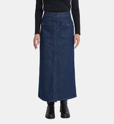 jupe Traction en denim bleu Agnès b.