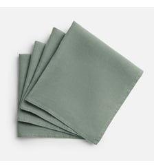 Lot de 4 serviettes de table lin lavé Victorine La Redoute Interieurs