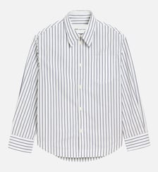 Chemise Large Rayée Ami De Coeur unisexe en Coton AMI Paris